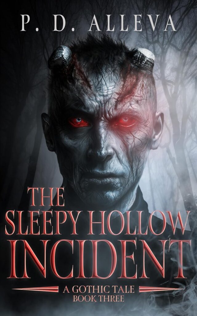 Robin's Review
The Sleepy Hollow Incident: Book Three (Parts Five & Six): A Gothic Tale! Kindle Edition
Book 3 of 4: The Sleepy Hollow Incident
by PD Alleva
ASIN : B0F2N44RRV
Publisher : Chamber Door Publishing, LLC
Publication date : November 18, 2025
The Sleepy Hollow Incident: Book Three (Parts Five & Six): A Gothic Tale! Kindle Edition
Book 3 of 4: The Sleepy Hollow Incident
by PD Alleva
ASIN : B0F2N44RRV
Publisher : Chamber Door Publishing, LLC
Publication date : November 18, 2025