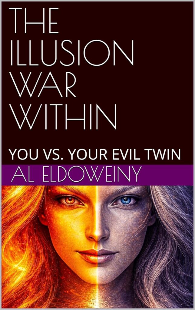 Robin's Review THE ILLUSION WAR WITHIN: YOU VS. YOUR EVIL TWIN By: AL ELDOWEINY Publisher: Alaa Eldoweiny Published Date: April 14, 2026 ASIN: B0F9MH5HL7 Page Count: 132 Triggers: Shame, fear, envy, rejection, emotional struggle, inner conflict, self-perception themes