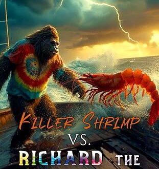 Robin's Review The Killer Shrimp vs. Richard the Sasquatch By Jeanie Lewis and contributor Lee Edwards Publisher: Independently Published Publication Date: October 16, 2025 ASIN: B0FWQWRN31 Page Count: 103 Triggers: Gore, violence, environmental disaster, mutant sea creatures Star Rating: ⭐⭐⭐⭐⭐ Skull Dread Rating: 💀💀 (watch your toes, folks)